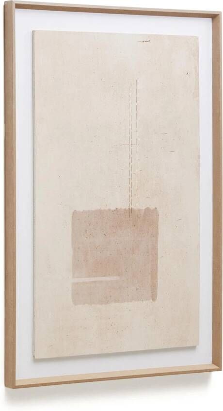 Kave Home Schilderij Sormina 90 x 60cm Bruin