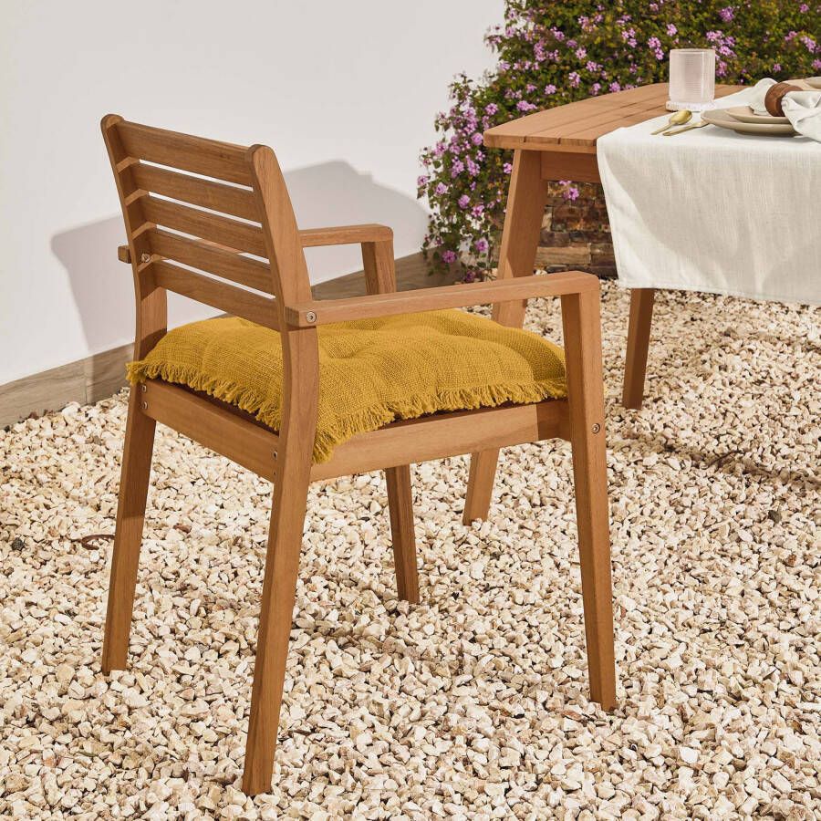 Kave Home Tuinstoel Hanzel Naturel