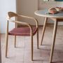 Kave Home Nina stoel gemaakt van massief eucalyptushout en terracotta touw FSC 100% - Thumbnail 3