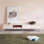 Kave Home Vedrana-TV-meubel met 3 laden witgelakt MDF 195 x 35 cm - Thumbnail 3