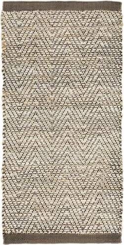 Kave Home Vloerkleed Arpe Jacquard Jute 70 x 140cm Naturel