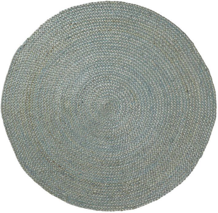 Kave Home Vloerkleed 'Doc' 100 x 100cm kleur Blauw