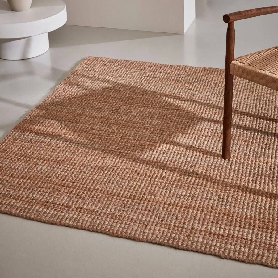 Kave Home Natuurlijk jute Madelin-vloerkleed 200 x 300 cm