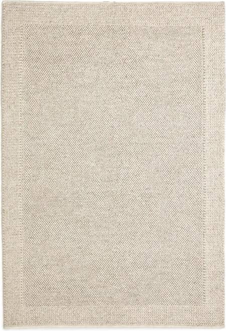 Kave Home Vloerkleed Minji Wol 160 x 230cm Lichtgrijs