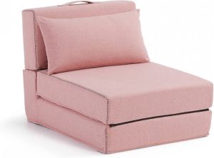 Kave Home Arty poefbed in roze 70 x 89 (200) cm