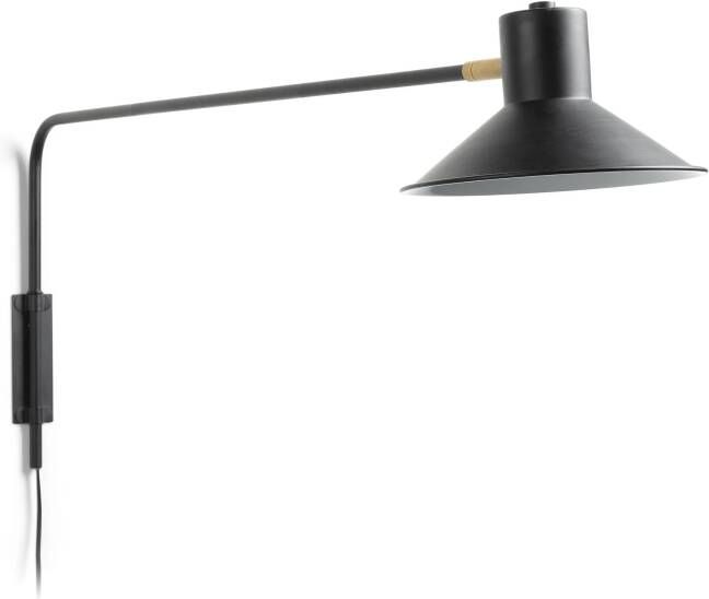 Kave Home Wandlamp 'Aria' XL kleur Zwart