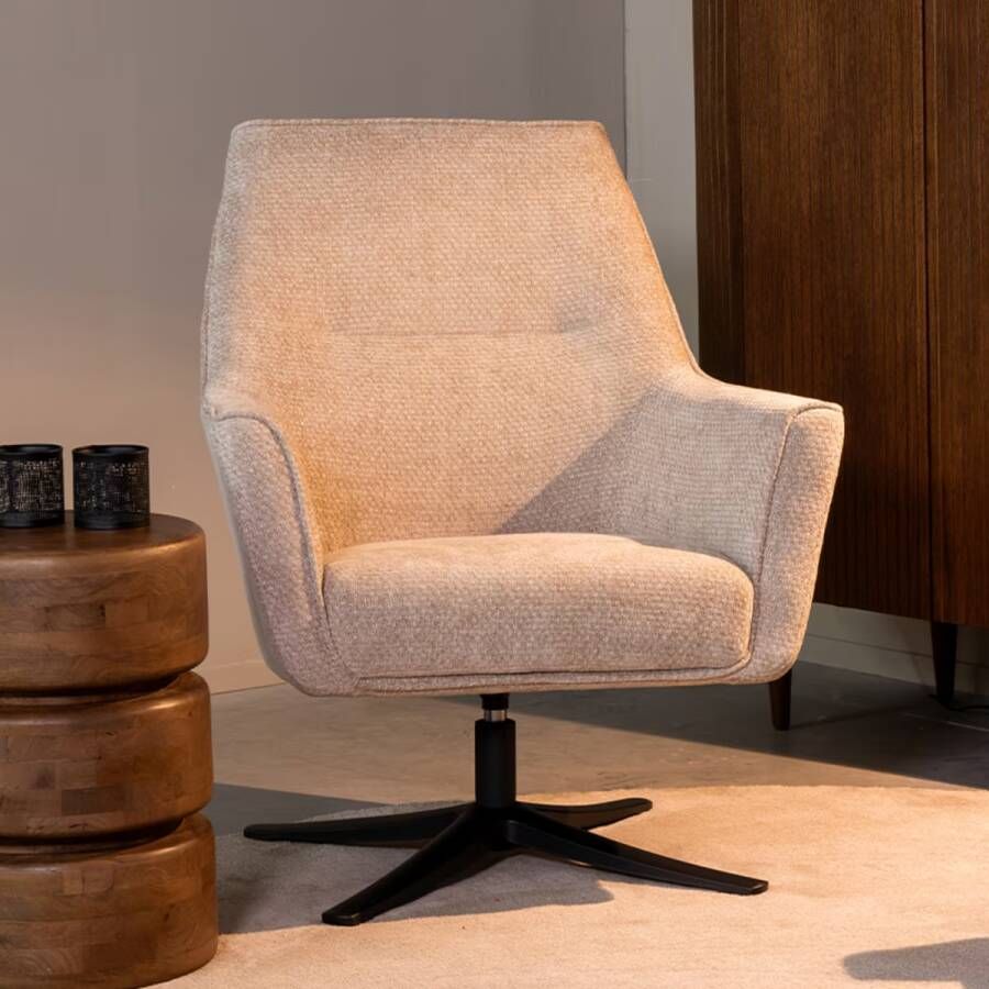 LABEL51 | Fauteuil Tod Clay Elite | Zitmeubels woonkamer | Draaifauteuil