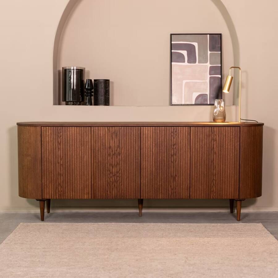 LABEL51 | Dressoir Oliva Walnoot Eiken | Woonkamer meubels | Dressoir