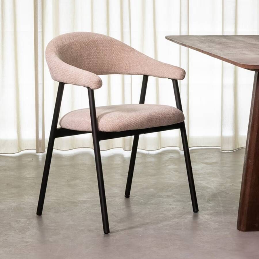 LABEL51 | Eetkamerstoel Amaze Naturel Elite | Zitmeubels eetkamer | Armstoel