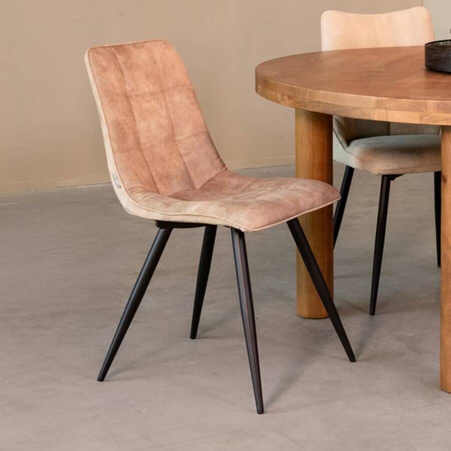 LABEL51 Jelt Eetkamerstoel Naturel Velours