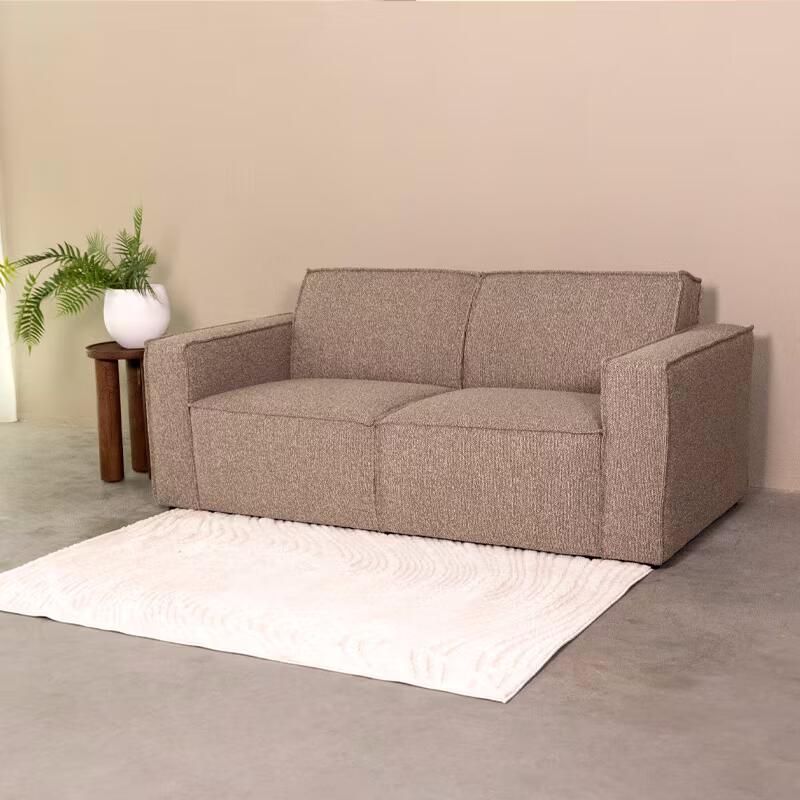 LABEL51 2 5-zits Bank Kay Bouclé Mushroom