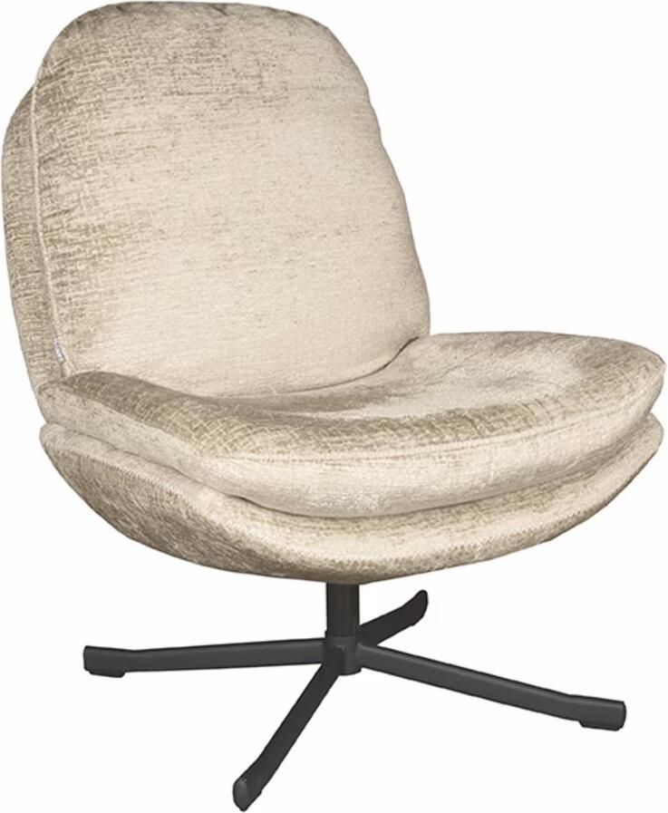 LABEL51 Draaifauteuil Noel Elegance stof Beige