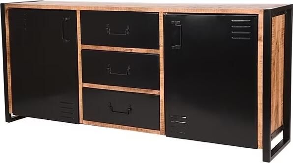 LABEL51 Brussels Dressoir Naturel Mangohout 190 cm - Foto 2