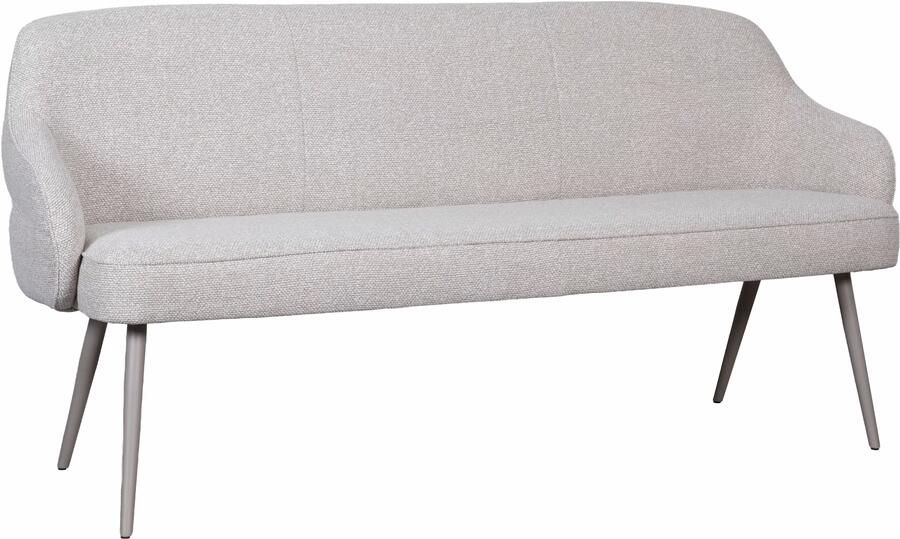LABEL51 Eetkamerbank Bern 220cm Bouclé Naturel Taupe