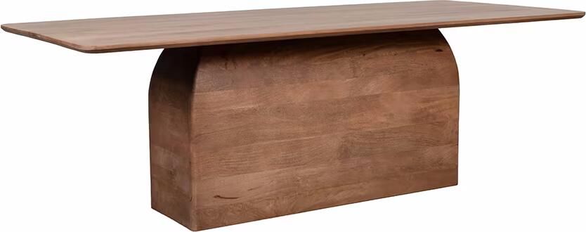LABEL51 Eettafel Owen Mangohout 200 x 100cm Naturel