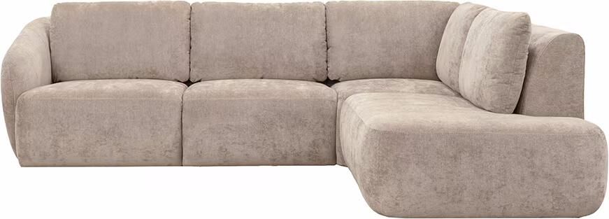 LABEL51 Hoekbank Matteo Rechts 270cm Maloy stof Naturel