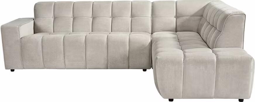 LABEL51 Hoekbank Valentino 290cm Rechts Cosmo stof Naturel