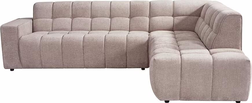 LABEL51 Hoekbank Valentino 290cm Rechts Elite stof Clay