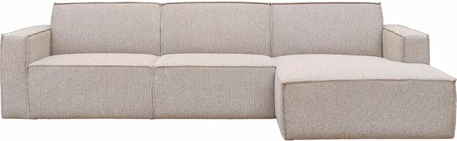 LABEL51 Loungebank Kay Rechts Bouclé Naturel