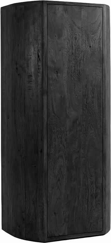 LABEL51 Opbergkast Saya Rechtsdraaiend Mangohout 160 x 70cm Zwart
