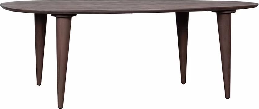 LABEL51 Organische Eettafel Fly Mangohout 200 x 110cm Espresso