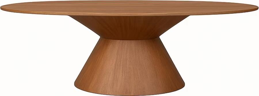 LABEL51 Ovale Eettafel Jagger Naturel Mangohout 240 x 110cm Ovaal