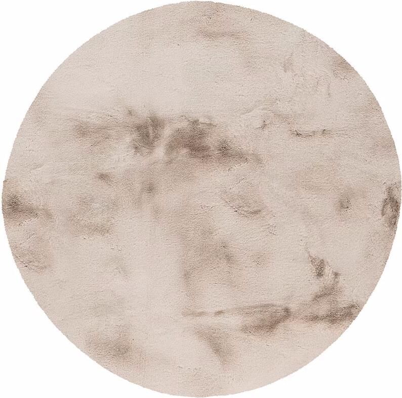 LABEL51 Rond Vloerkleed Indy 200cm Licht Taupe