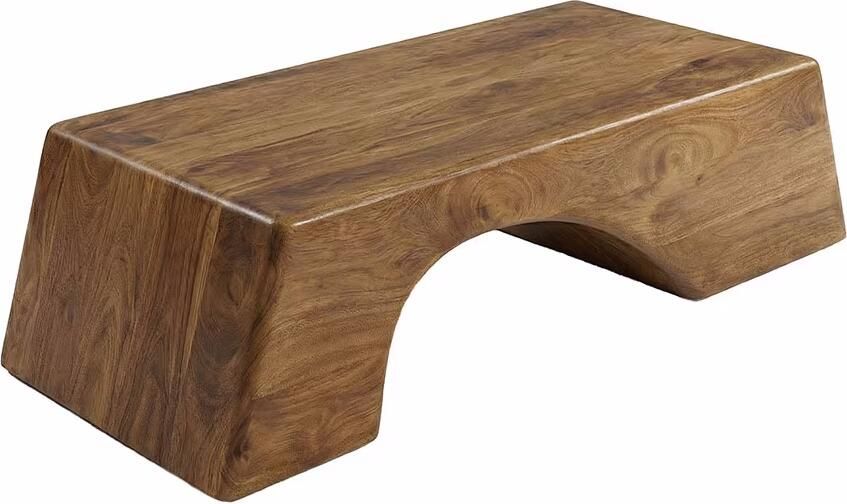 LABEL51 Salontafel Arc Mangohout 110 x 60cm Naturel Organisch