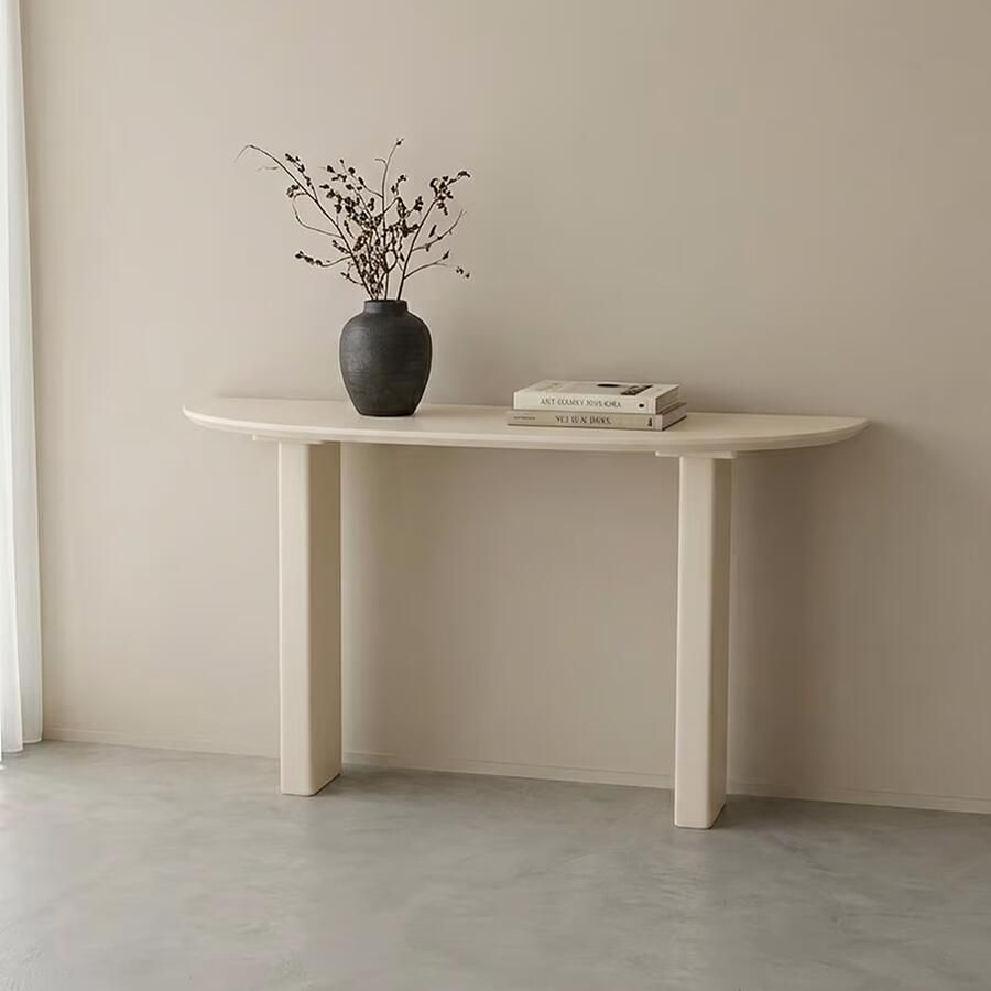 LABEL51 Sidetable Wow Mangohout 135cm Soft Sand