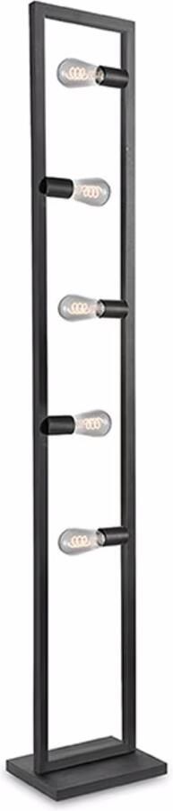 LABEL51 | Vloerlamp Quadrato Zwart Metaal | Woonaccessoires | Vloerlamp - Foto 1