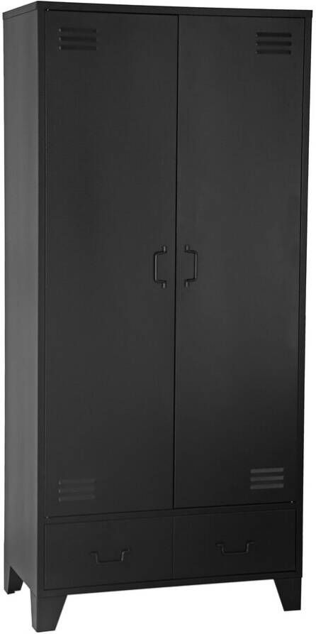 LABEL51 Lockerkast 'Fence' 2-deurs kleur Zwart
