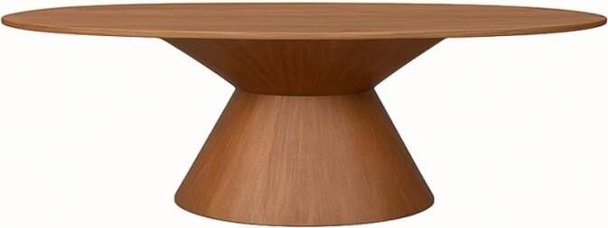 LABEL51 Ovale Eettafel Jagger Naturel Mangohout 200 x 110cm Ovaal