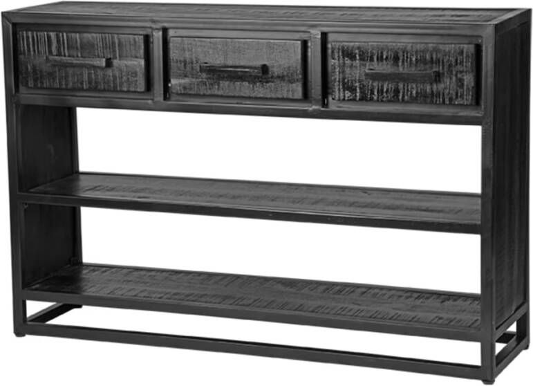 LABEL51 Sidetable Chili Zwart Mangohout 115cm