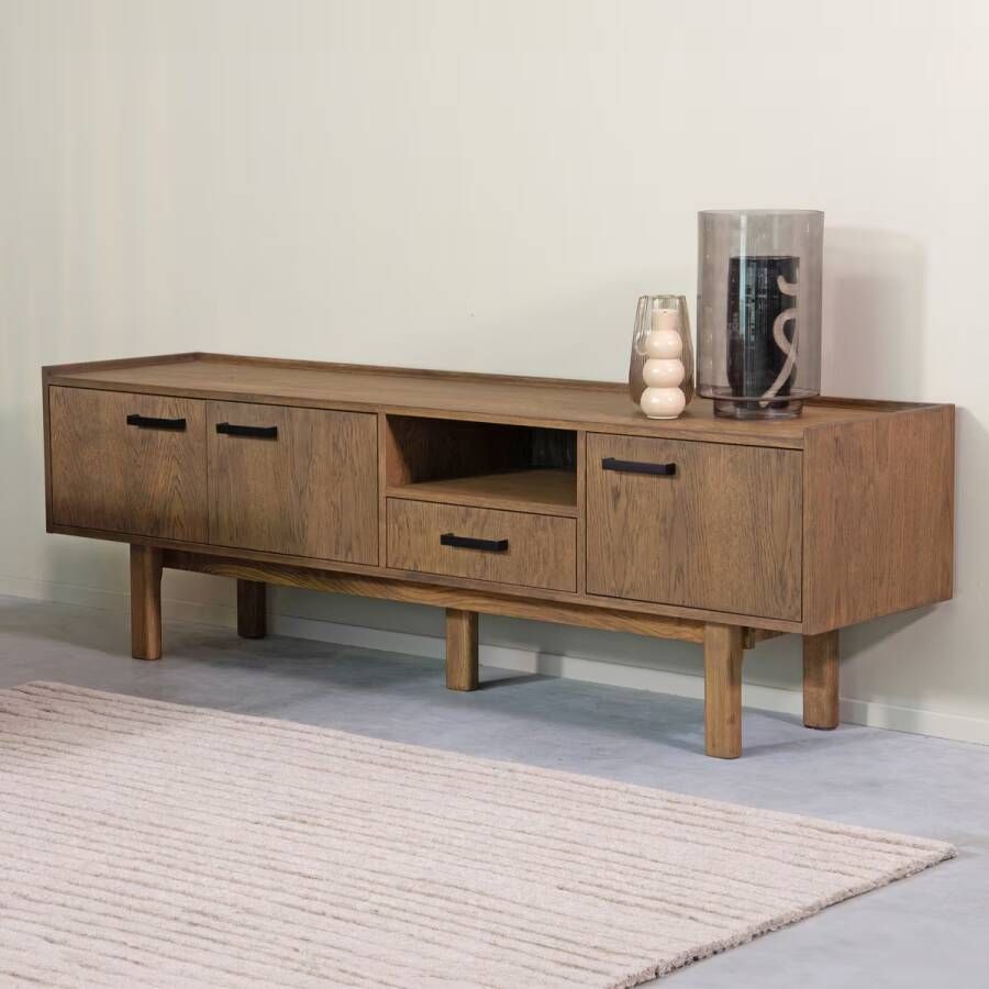LABEL51 TV-meubel Cali Smoke Eiken 190cm