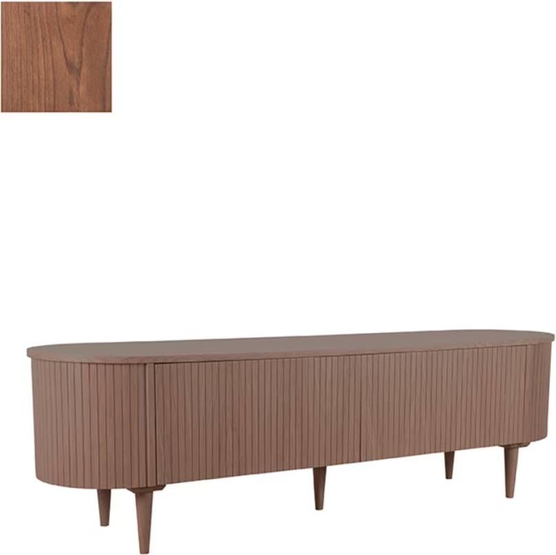 LABEL51 | Tv-meubel Oliva Walnoot Eiken | Woonkamer meubels | Tv-dressoir | Tv-meubel