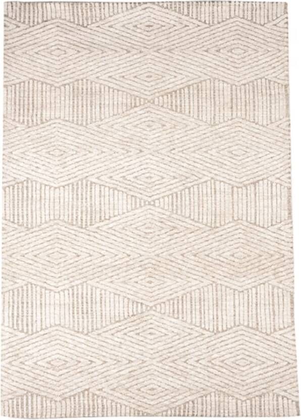 LABEL51 Vloerkleden Cosy Taupe Synthetisch 160x230 cm