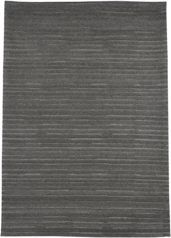 LABEL51 Vloerkleden Luxy Antraciet Synthetisch 160x230 Cm