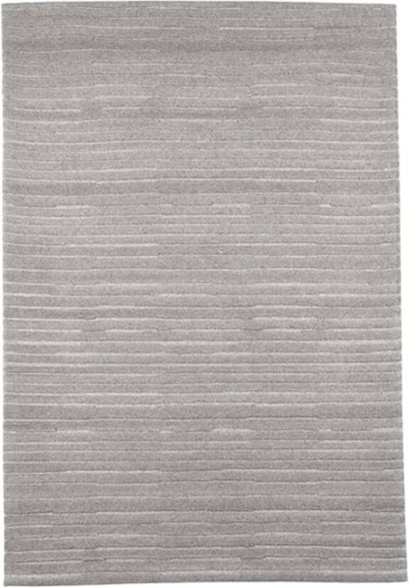 LABEL51 Vloerkleden Luxy Grijs Synthetisch 160x230 cm