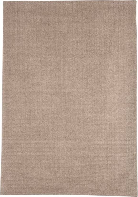 LABEL51 Vloerkleed Wolly Wol 160 x 230cm Taupe