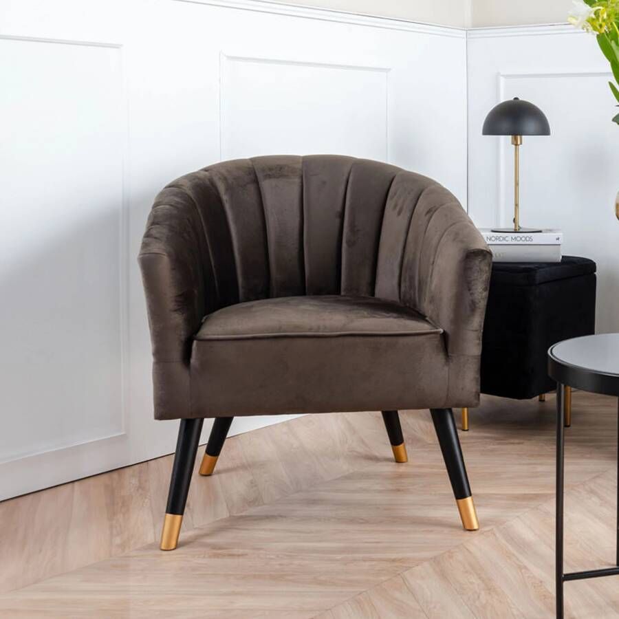 Leitmotiv Fauteuil Royal Velvet