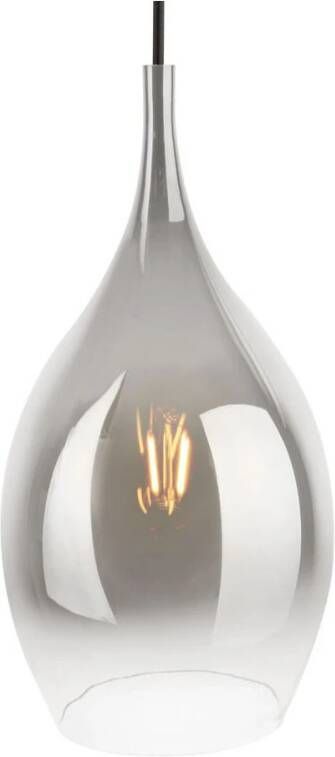 Leitmotiv hanglamp Drup 20 x 37 5 cm E27 glas 40W chroom