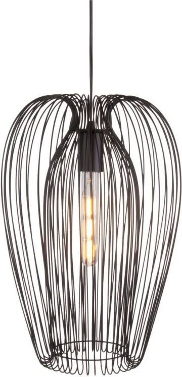 Leitmotiv Lucid Large Hanglamp IJzer Diameter 30 cm Zwart