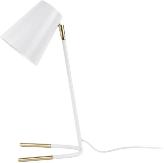 Leitmotiv Tafellamp Noble 46cm hoog Wit