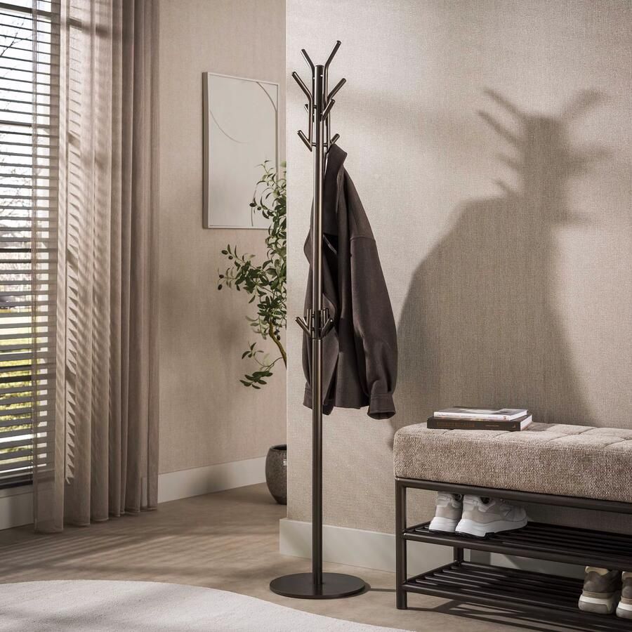 LifestyleFurn Kapstok Karalynn Met 12 haken Brons