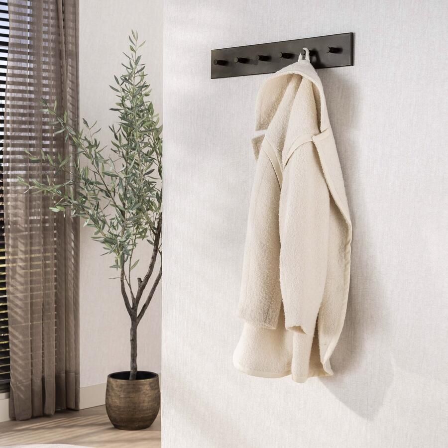 LifestyleFurn Kapstok Markita Met 6 haken Drift Brown