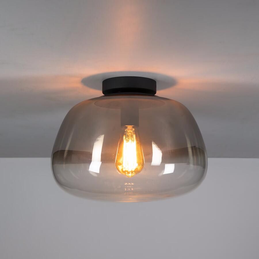 LifestyleFurn Plafondlamp Jarrod Smoke glas