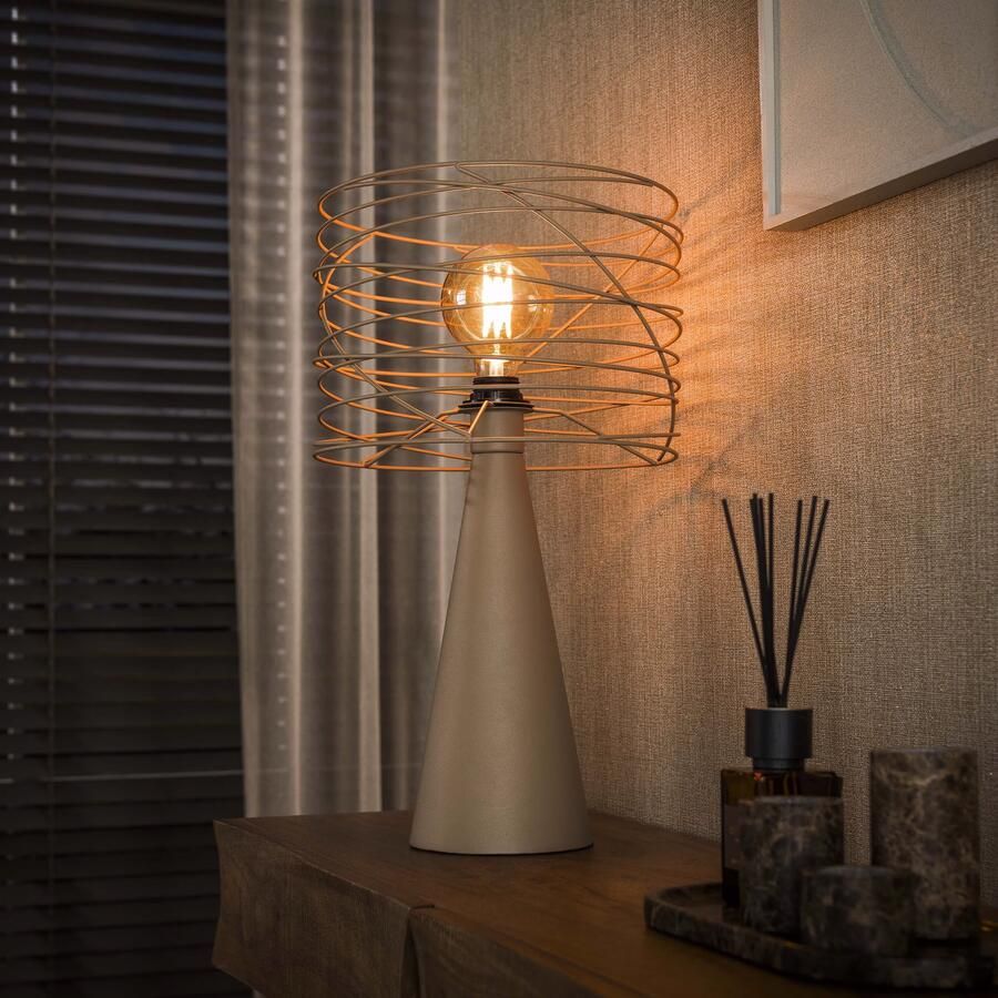 LifestyleFurn Tafellamp Jacklynn Beige