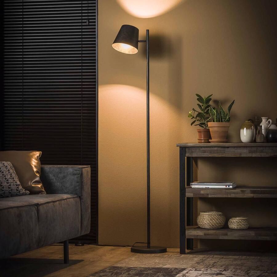 LifestyleFurn Vloerlamp Telly 157cm Charcoal