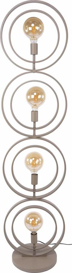 LifestyleFurn Vloerlamp Tricia 4-lamps Beige