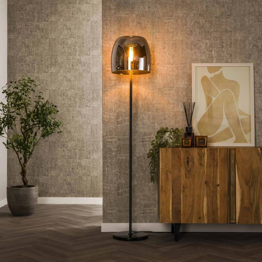 LifestyleFurn Vloerlamp Rift 170cm Smoke Grey